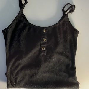 URBAN HERITAGE black buttoned bodysuit size s